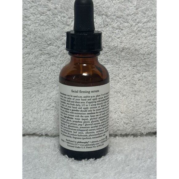 Philosophy When Hope Is Not Enough Facial Firming Serum Vitamins C & E 1 Fl Oz - Picture 2 of 2